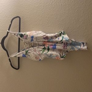 Floral one piece swimsuit